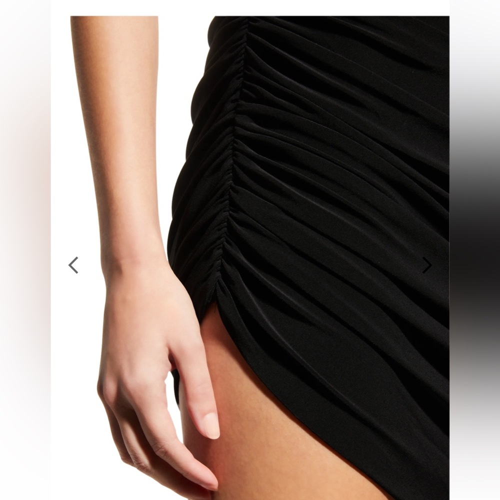 Norma Kamali Black Asymmetrical Dress - Picture 5 of 11